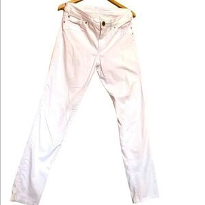 Beija Flor Jeans Lily White Straight Leg Jeans 8